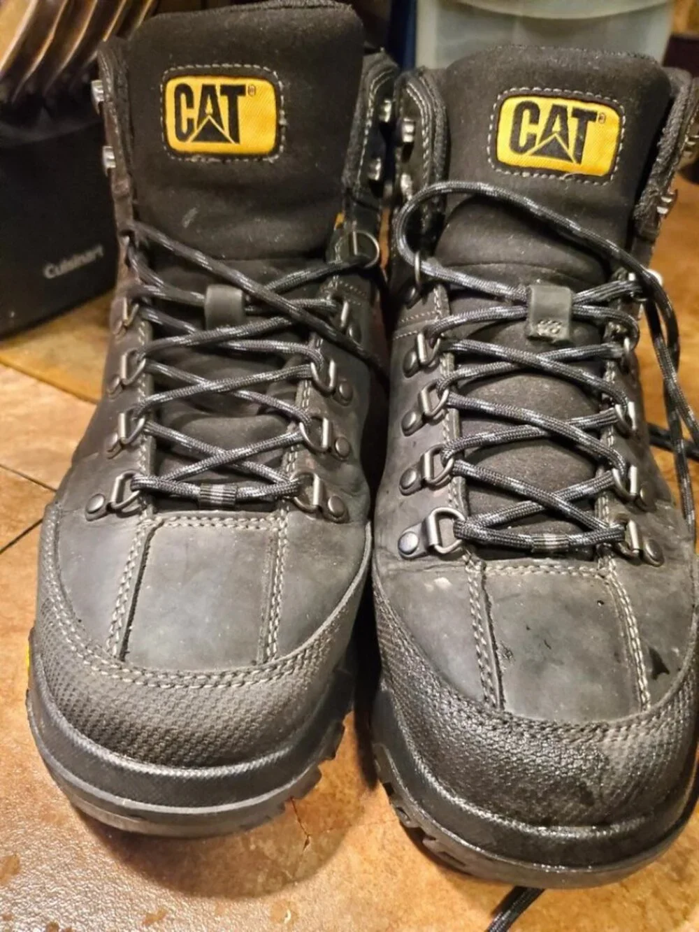 Caterpillar Men Threshold Waterproof Steel Toe Work Boot SIZE 10